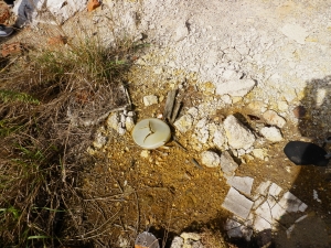 Obrázok - Detailný pohľad na pôdu kontaminovanú agrochemikáliami. (267)